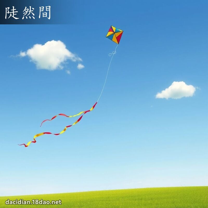 陡然间 - 国语大辞典配图