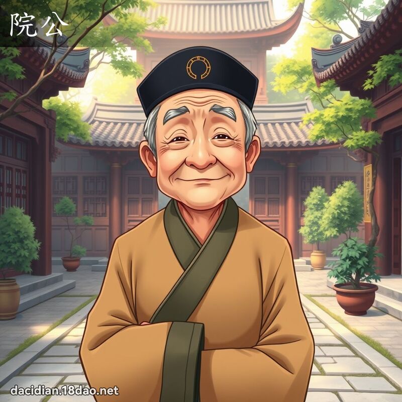 院公 - 国语大辞典配图