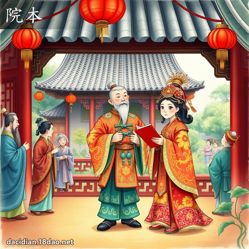 院本 - 国语大辞典配图