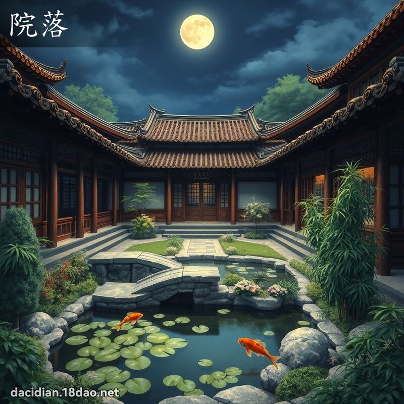院落 - 國語大辭典配圖