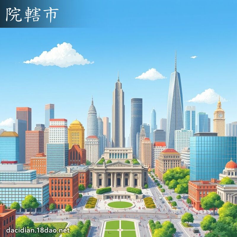 院轄市 - 國語大辭典配圖