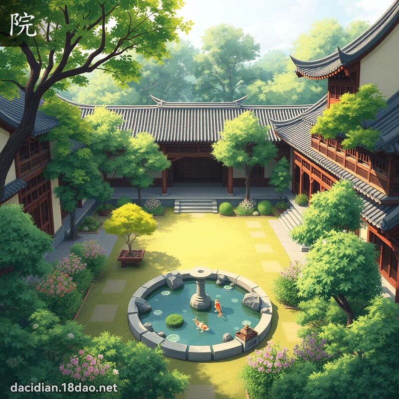 院 - 國語大辭典配圖