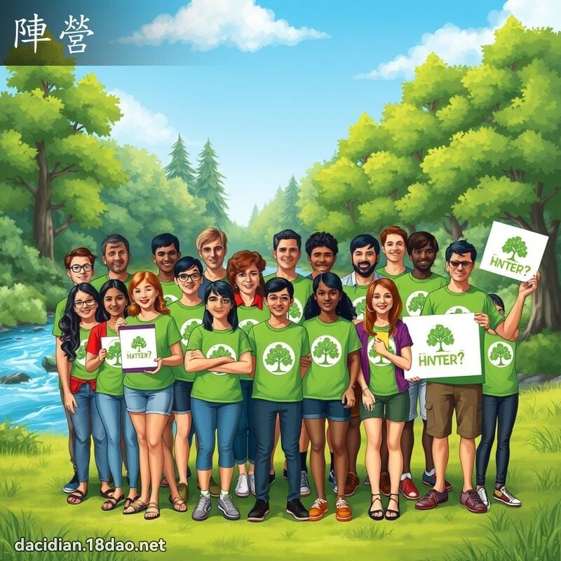 陣營 - 國語大辭典配圖