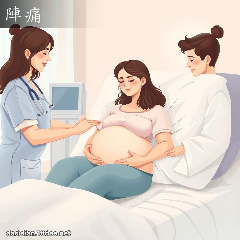 陣痛 - 國語大辭典配圖