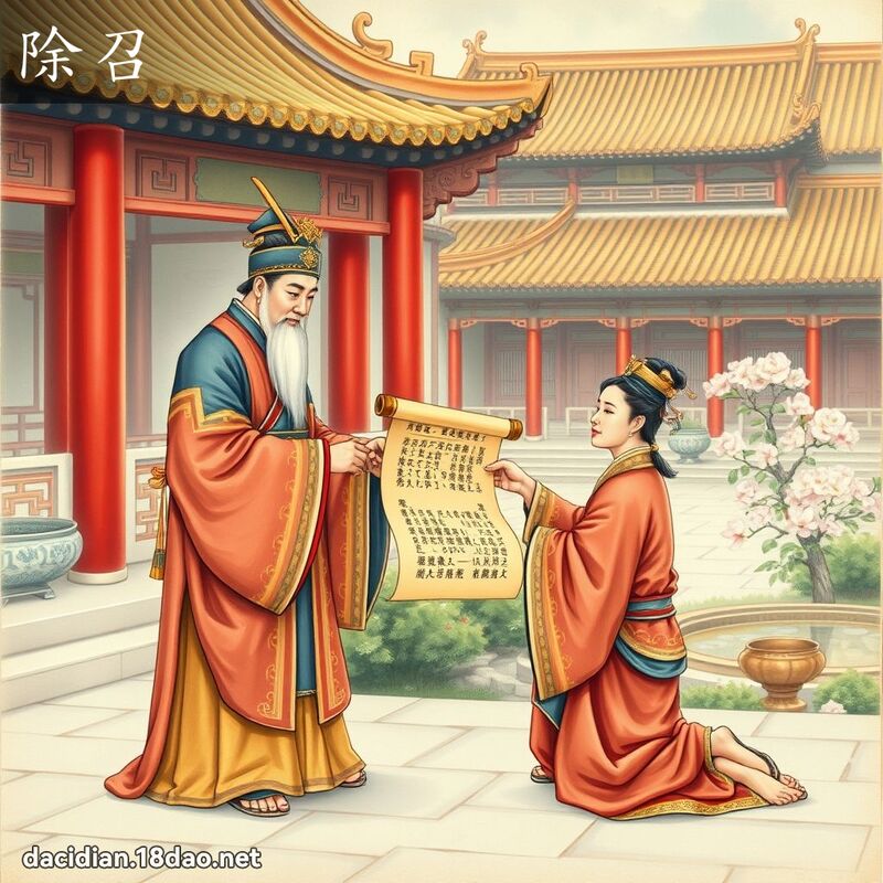 除召 - 国语大辞典配图
