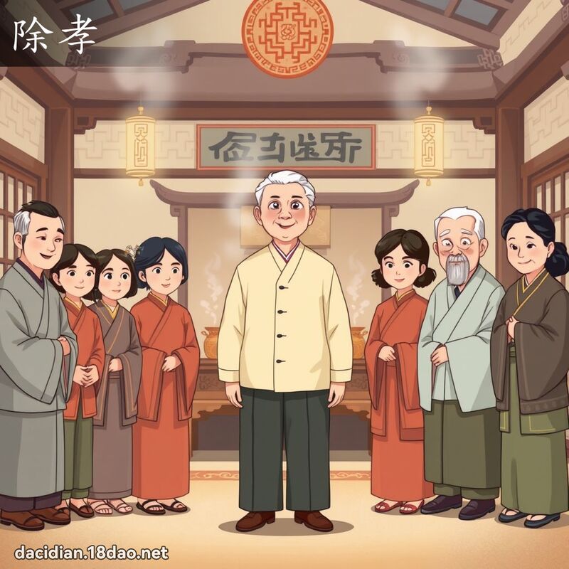 除孝 - 国语大辞典配图