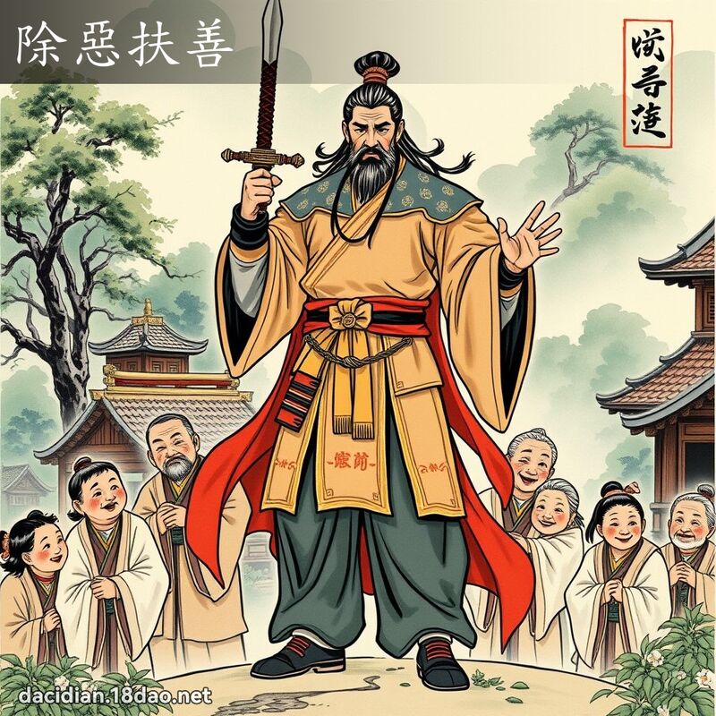 除恶扶善 - 国语大辞典配图
