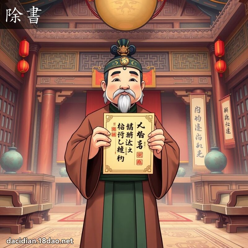 除书 - 国语大辞典配图