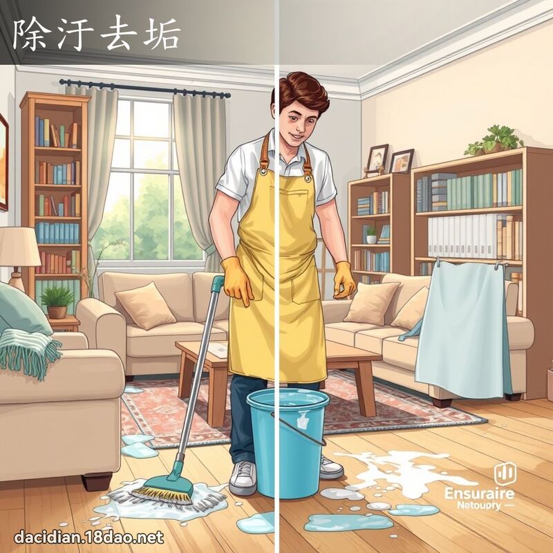除汙去垢 - 國語大辭典配圖