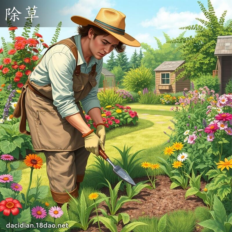 除草 - 国语大辞典配图