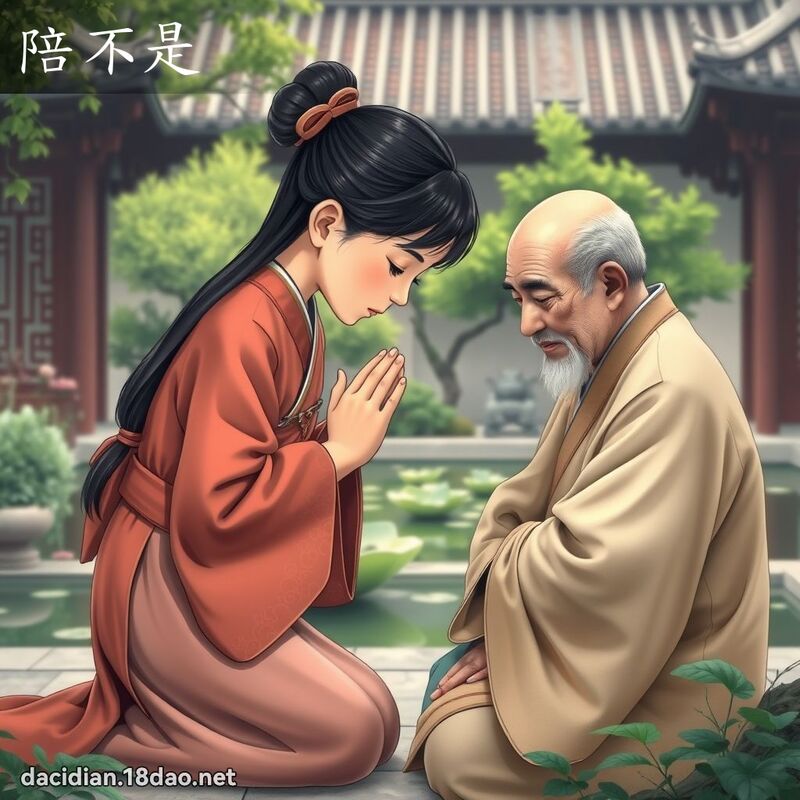 陪不是 - 国语大辞典配图