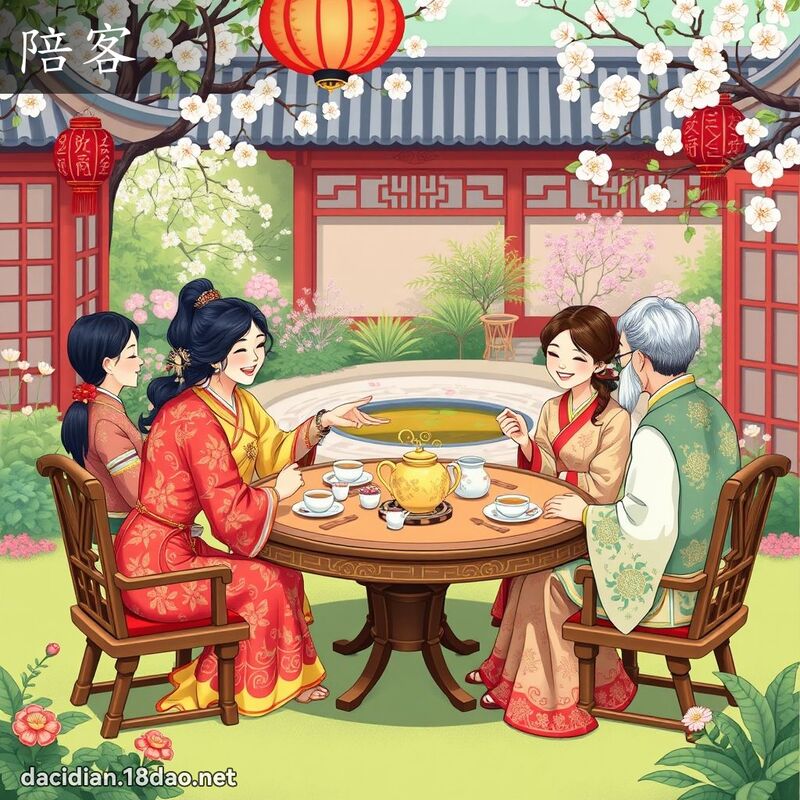 詞語: 陪客 (多意詞)