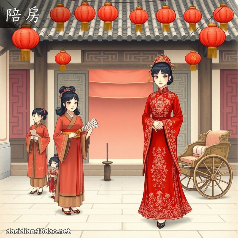 陪房 - 國語大辭典配圖