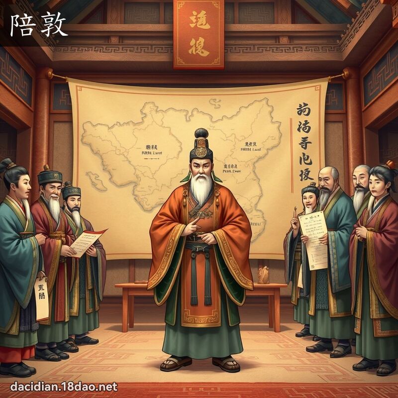 陪敦 - 國語大辭典配圖
