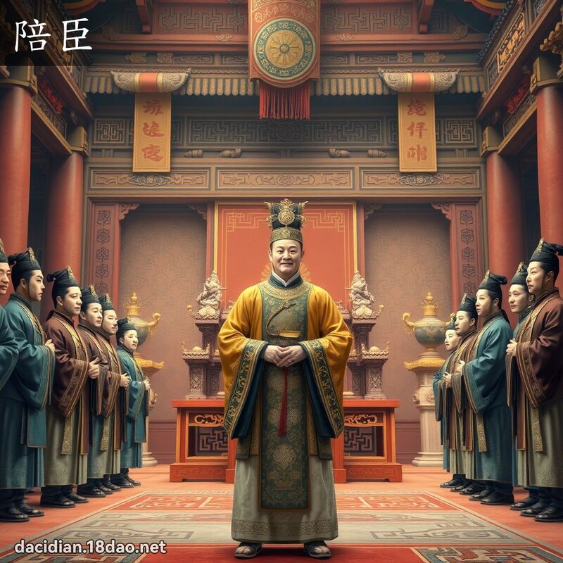 陪臣 - 國語大辭典配圖