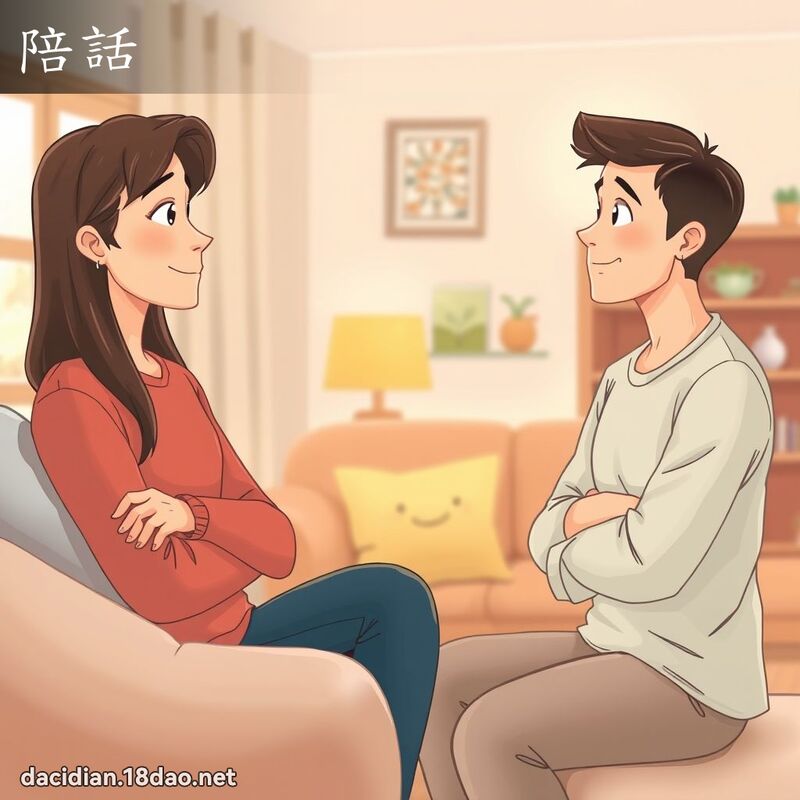 陪話 - 國語大辭典配圖