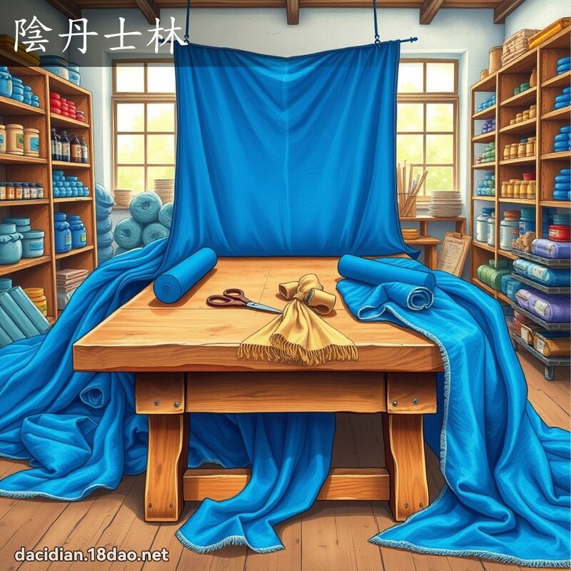 陰丹士林 - 國語大辭典配圖