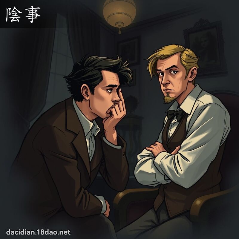 陰事 - 國語大辭典配圖