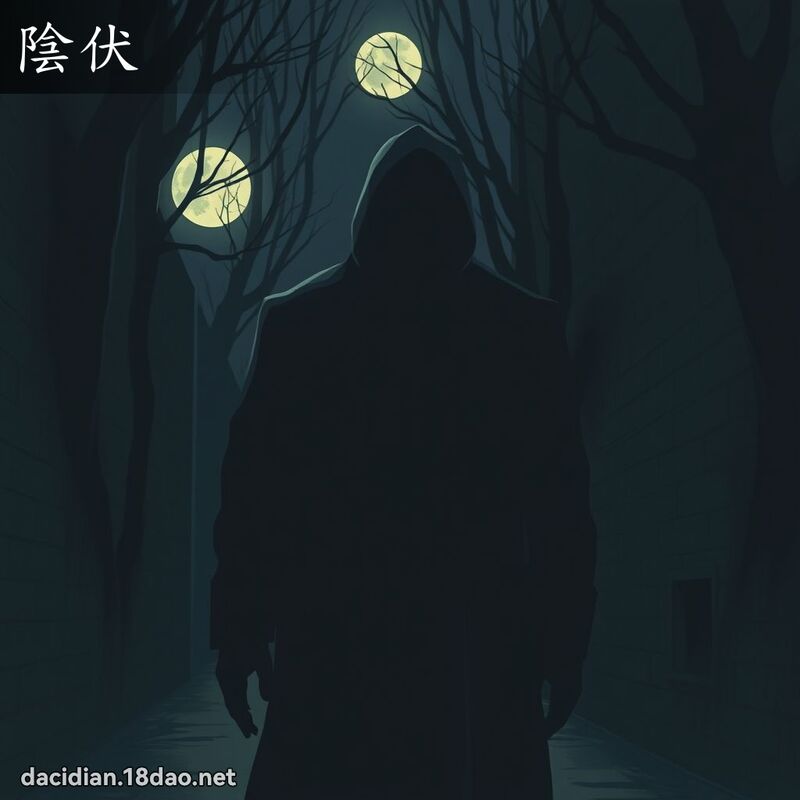 陰伏 - 國語大辭典配圖