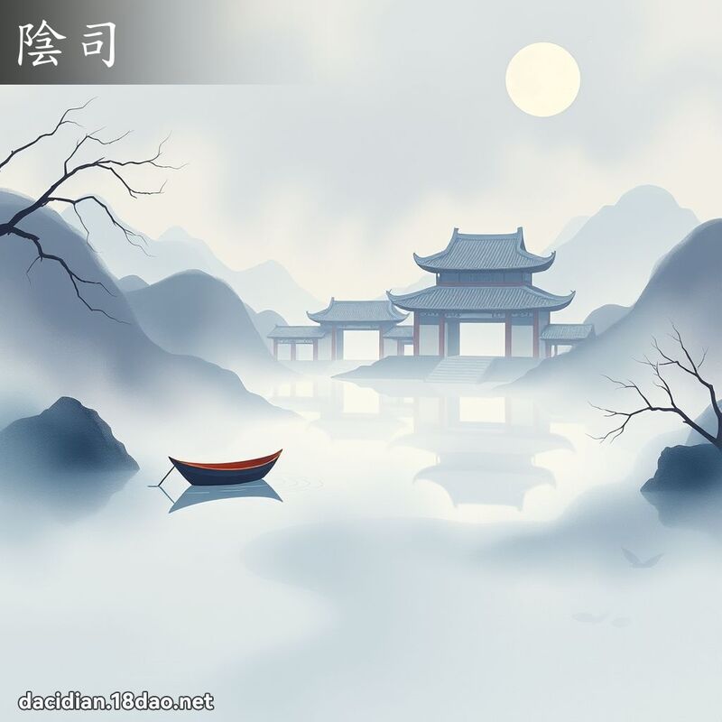 陰司 - 國語大辭典配圖
