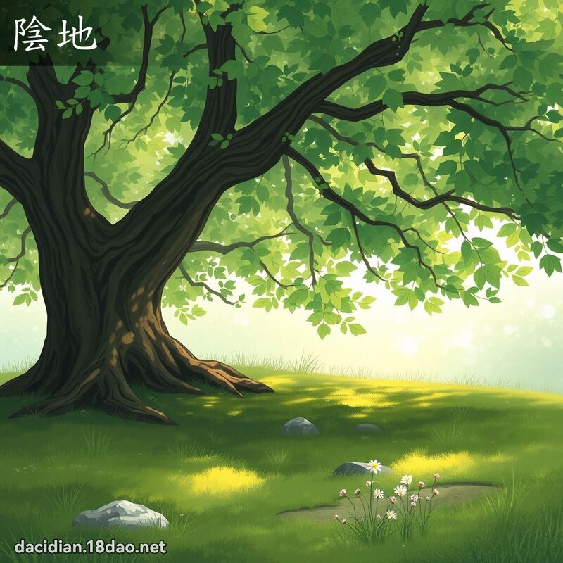 陰地 - 國語大辭典配圖