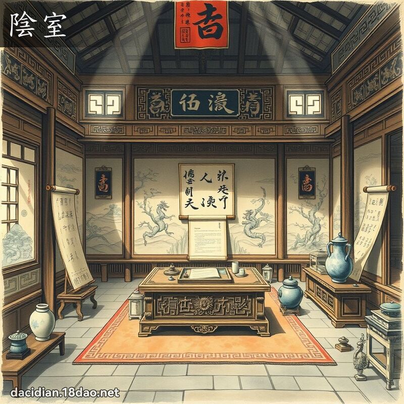 陰室 - 國語大辭典配圖