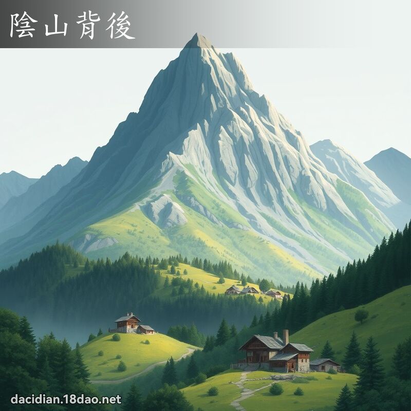 阴山背后 - 国语大辞典配图