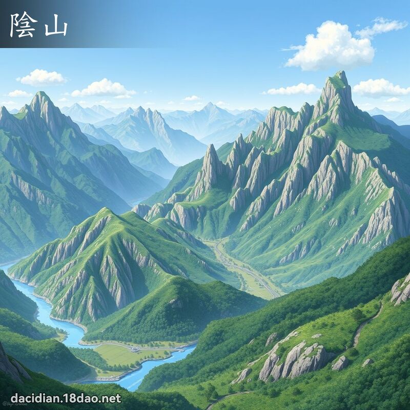 陰山 - 國語大辭典配圖