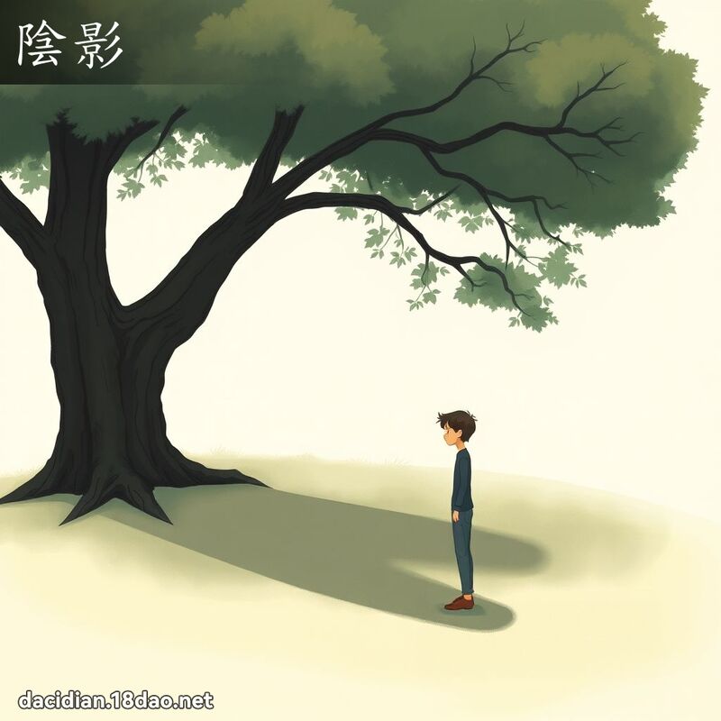 陰影 - 國語大辭典配圖