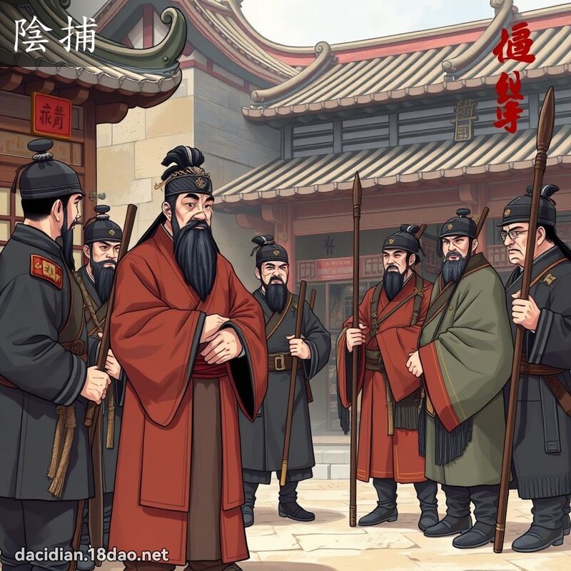 陰捕 - 國語大辭典配圖