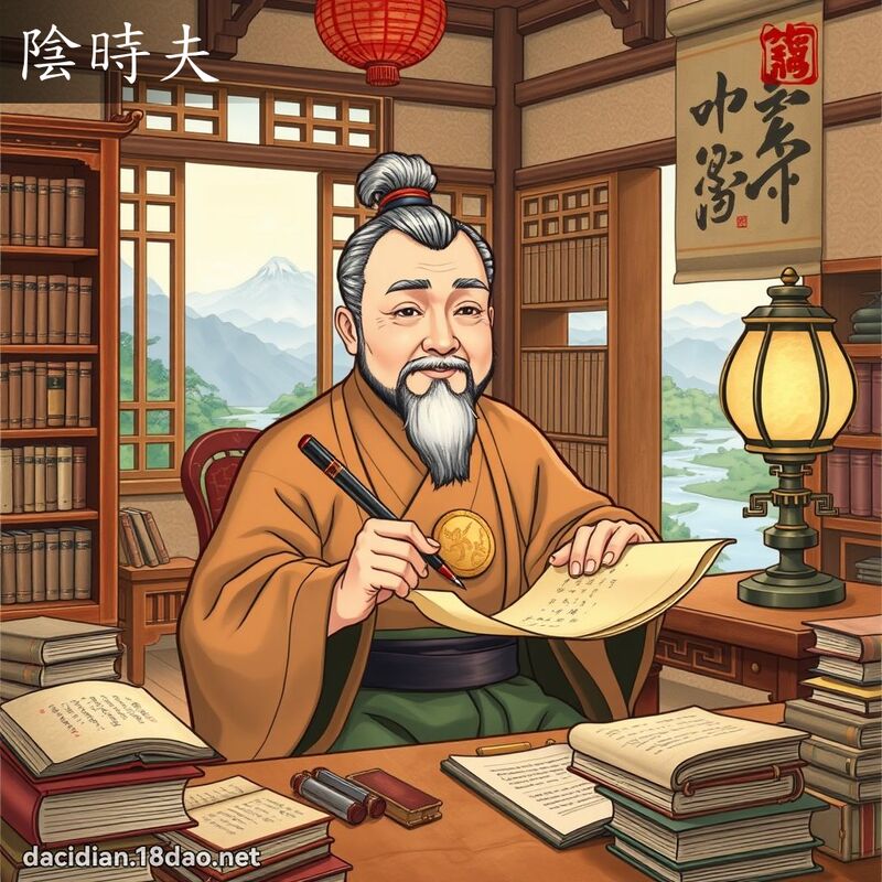 陰時夫 - 國語大辭典配圖