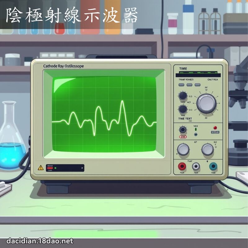 阴极射线示波器 - 国语大辞典配图