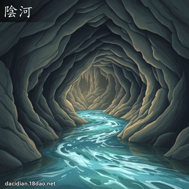 陰河 - 國語大辭典配圖