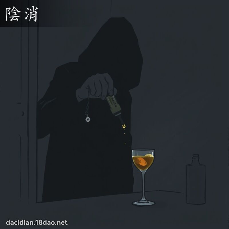 阴消 - 国语大辞典配图