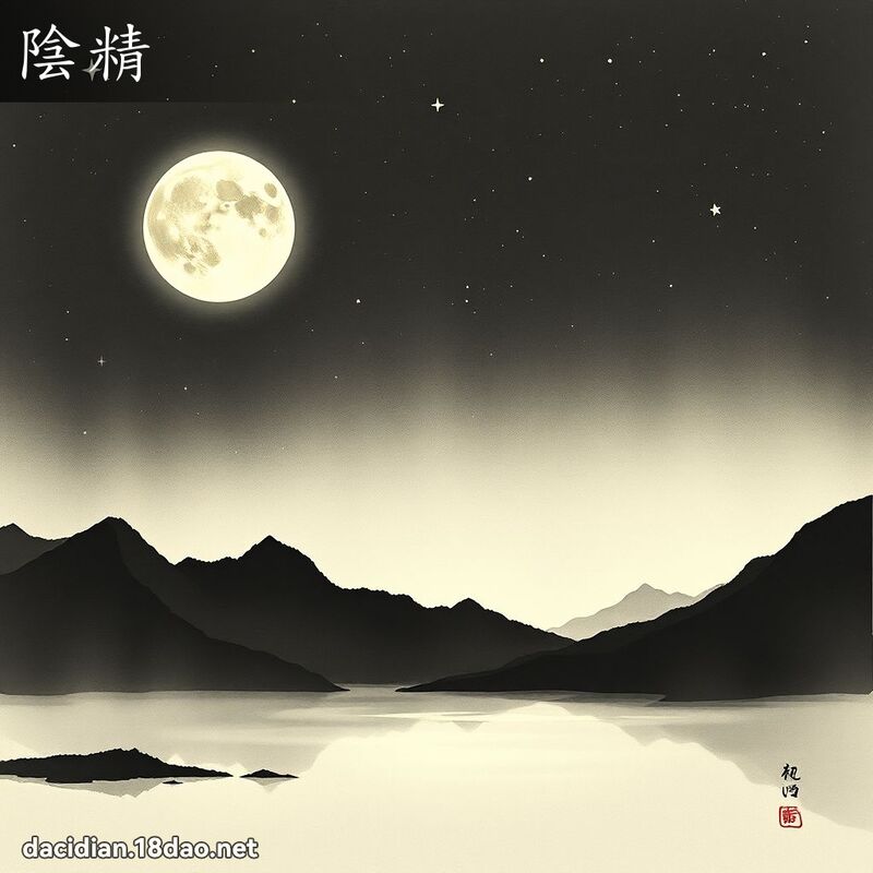 阴精 - 国语大辞典配图