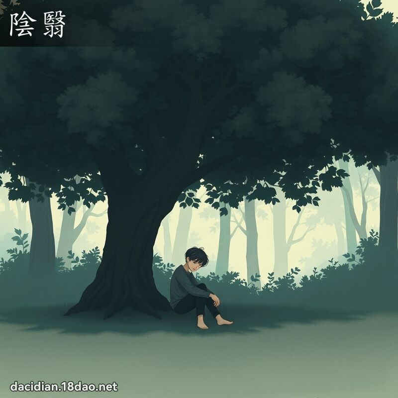 陰翳 - 國語大辭典配圖