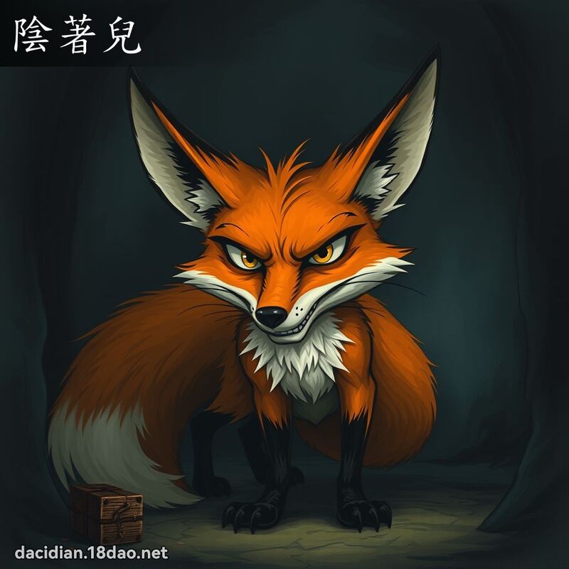 陰著兒 - 國語大辭典配圖