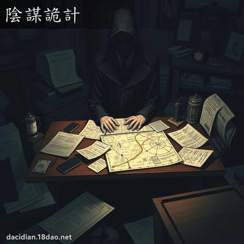 陰謀詭計 - 國語大辭典配圖