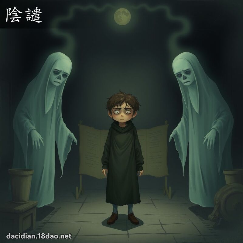 陰譴 - 國語大辭典配圖