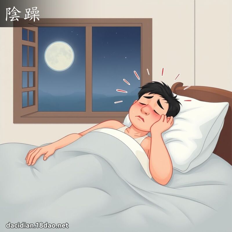 阴躁 - 国语大辞典配图