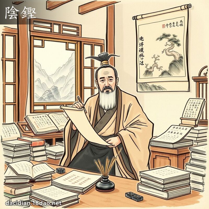 陰鏗 - 國語大辭典配圖