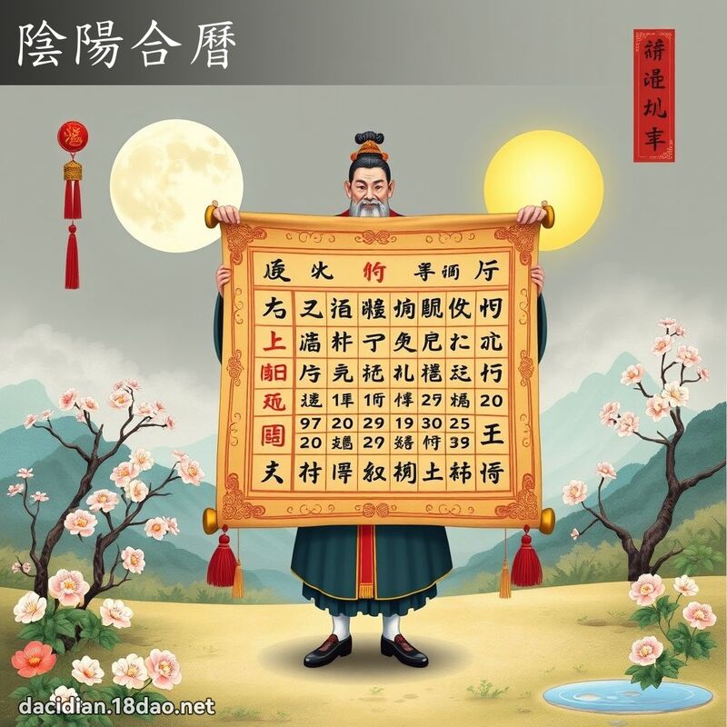 陰陽合曆 - 國語大辭典配圖