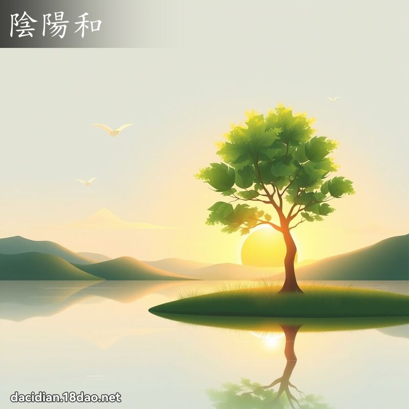 阴阳和 - 国语大辞典配图