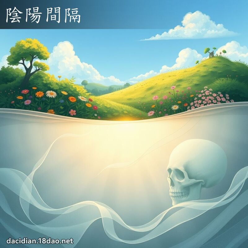 陰陽間隔 - 國語大辭典配圖