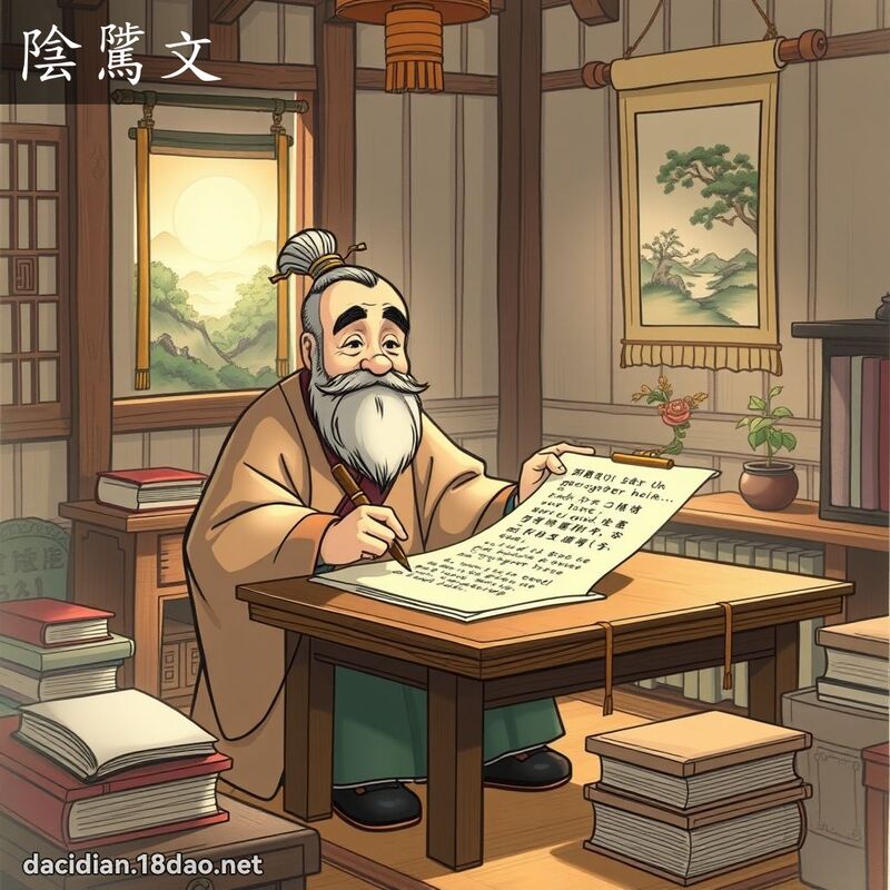 陰騭文 - 國語大辭典配圖
