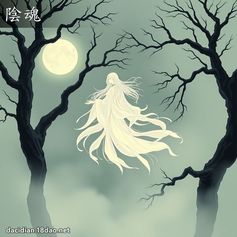 陰魂 - 國語大辭典配圖