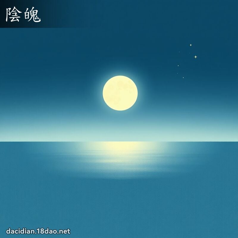 阴魄 - 国语大辞典配图