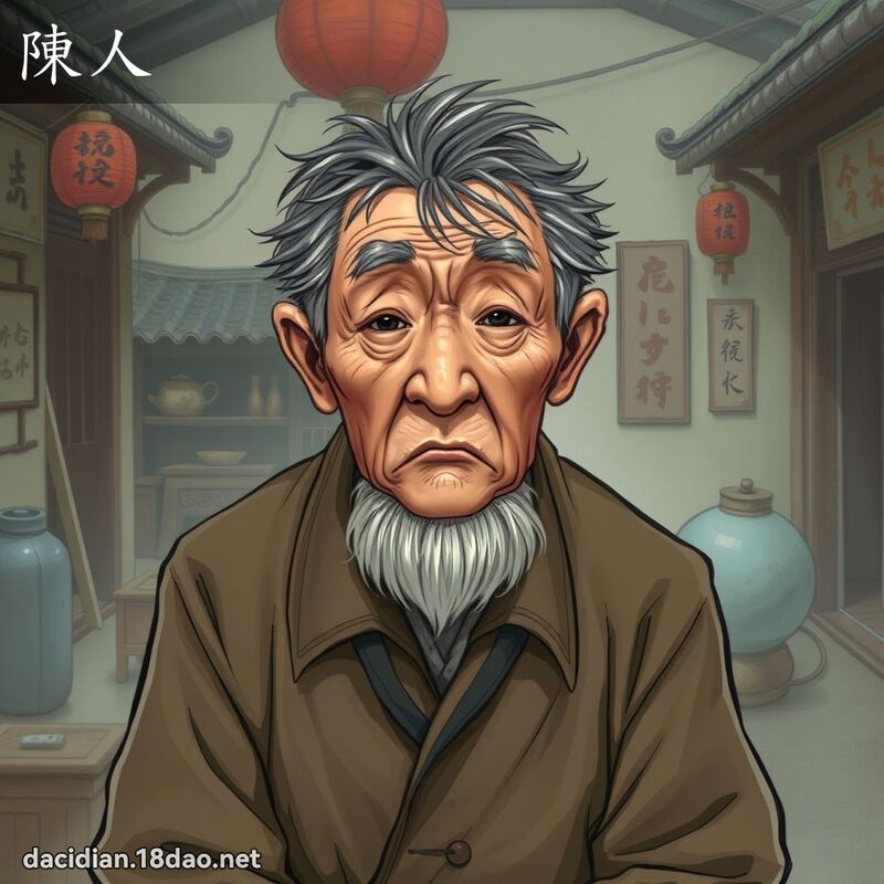 陈人 - 国语大辞典配图