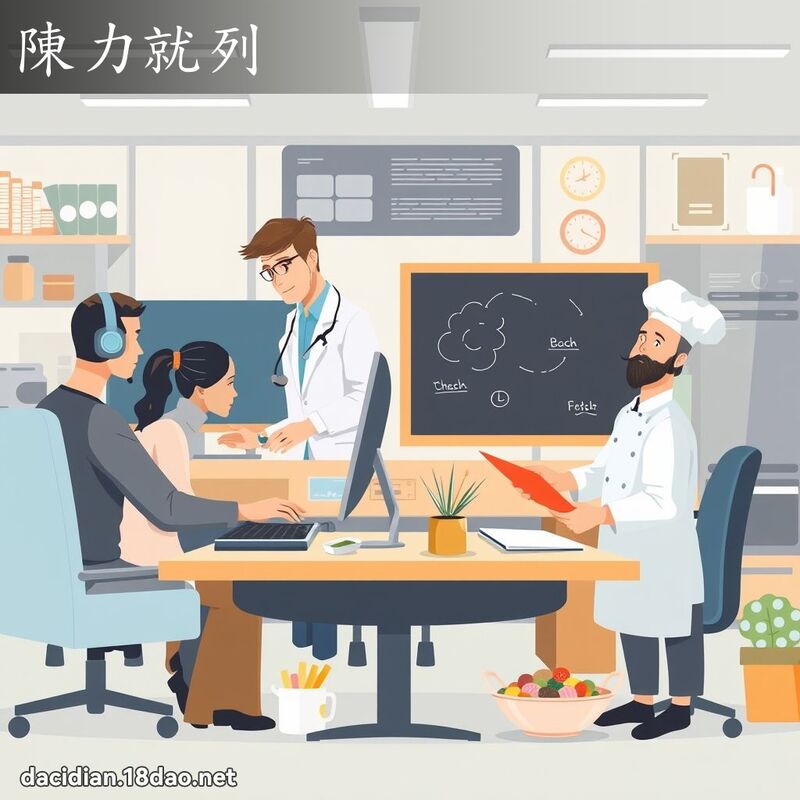 陳力就列 - 國語大辭典配圖