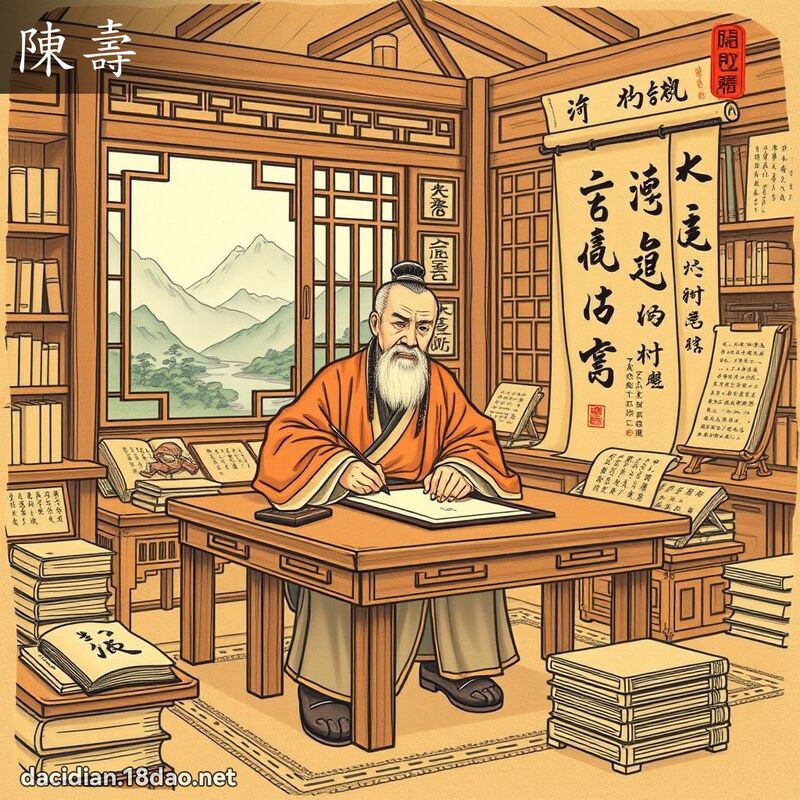 陳壽 - 國語大辭典配圖